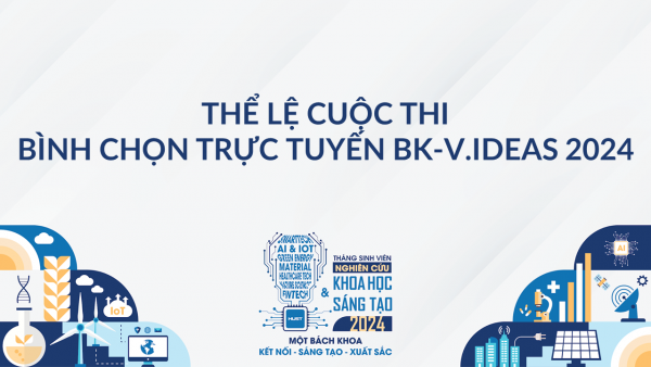 THỂ LỆ CUỘC THI BÌNH CHỌN TRỰC TUYẾN BK-V.IDEAS 2024