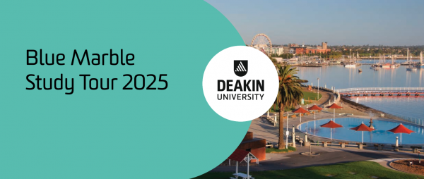 Deakin University Blue Marble Study Tour 2025 has opened for HUSTers!