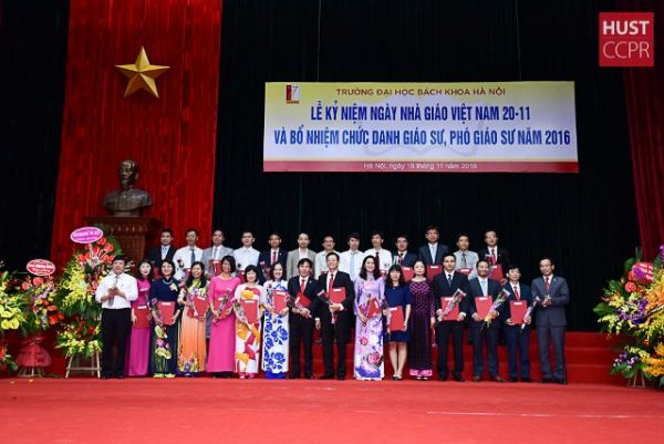 Lễ kỷ niệm ngày Nhà giáo Việt Nam 20/11 và  bổ nhiệm các chức danh Giáo sư, Phó Giáo sư năm 2016