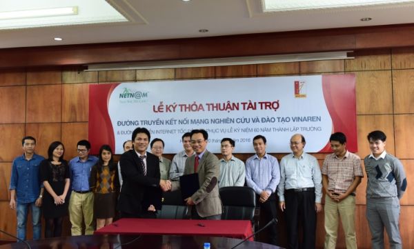 Lễ ký thỏa thuận tài trợ Công ty Cổ phần NetNam