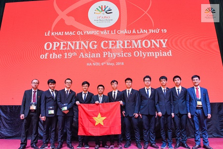 The APhO 2018 Opening Ceremory in Viet Nam