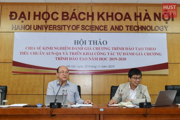 Hội thảo chia sẻ kinh nghiệm đánh giá CTĐT theo tiêu chuẩn AUN-QA và triển khai công tác tự đánh giá CTĐT năm học 2019-2020
