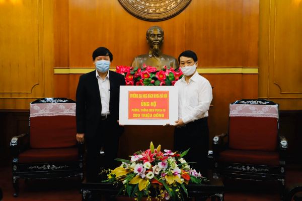 Trường ĐH Bách khoa Hà Nội góp 200 triệu đồng vào Quỹ phòng, chống Covid-19