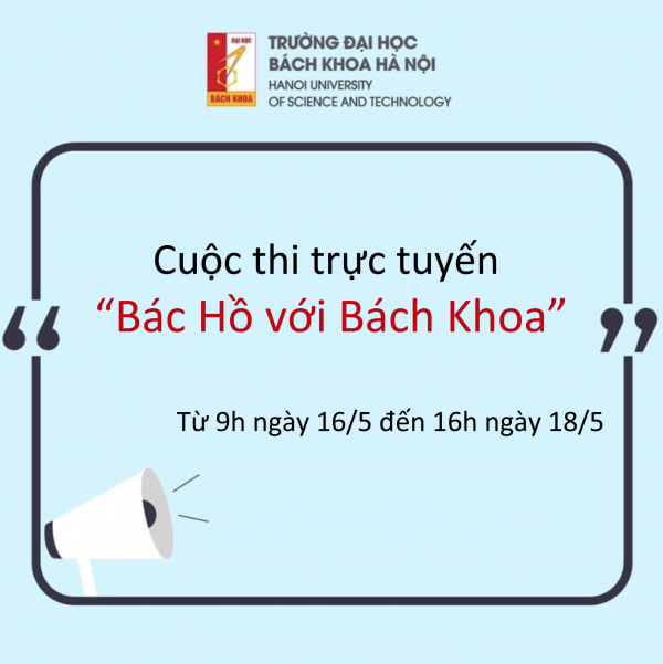 Cuộc thi trực tuyến “Bác Hồ với Bách Khoa”