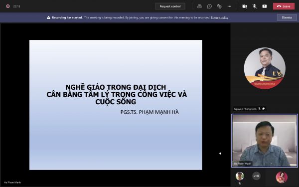Giảng viên Bách khoa Hà Nội trao đổi tâm lý và kinh nghiệm dạy trực tuyến