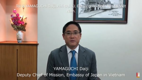 Congratulations from Embassy of Japan to HUST