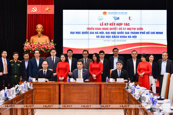 3 đại học hàng đầu Việt Nam hợp tác triển khai Nghị quyết 57-NQ/TW của Bộ Chính trị