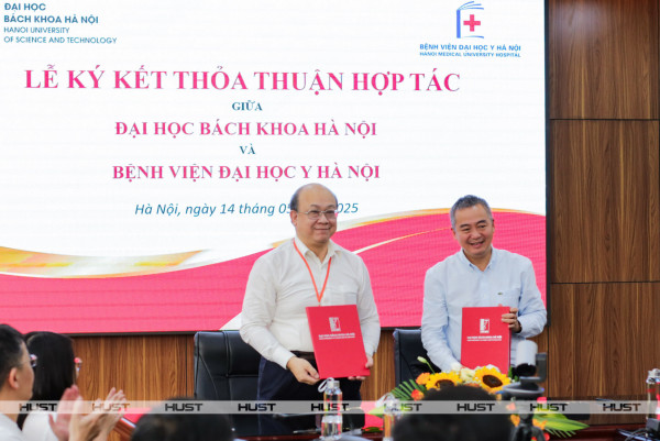 Bách khoa Hà Nội và Bệnh viện Đại học Y Hà Nội thiết lập quan hệ đối tác chiến lược toàn diện